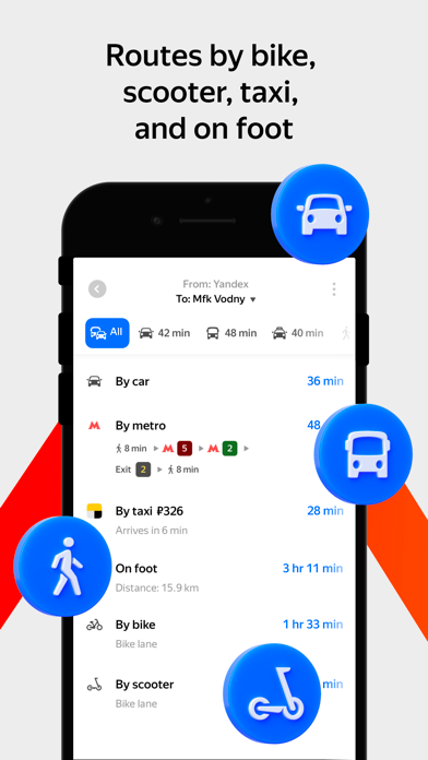 Yandex Maps and Navigator screenshot