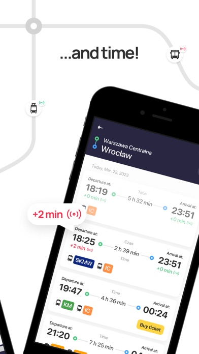 Jakdojade: public transport screenshot