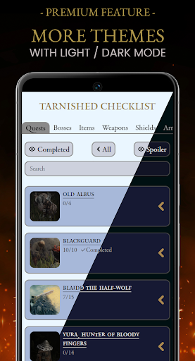 Tarnished Checklist Premium screenshot