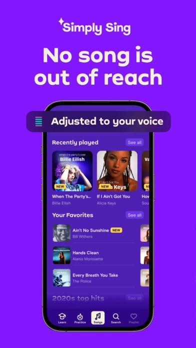 Simply Sing: My Singing App screenshot