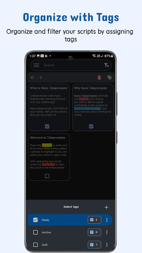 Nano Teleprompter screenshot