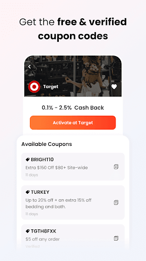 Coupert - Coupons & Cash Back screenshot