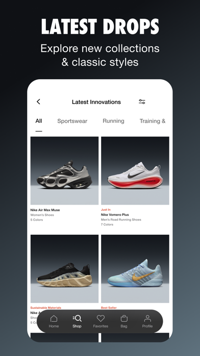 Nike: Shoes, Apparel & Stories screenshot