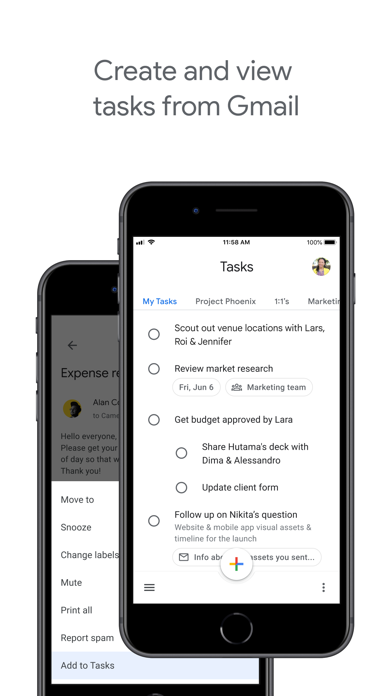Google Tasks screenshot