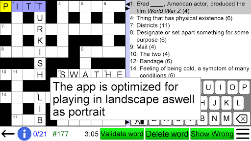 Crossword Unlimited screenshot