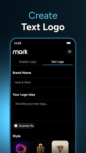 Mark - AI Logo Generator screenshot