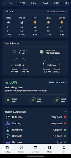 MSN Weather - Forecast & Maps screenshot