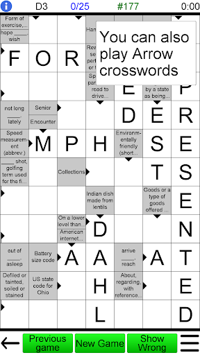 Crossword Unlimited screenshot