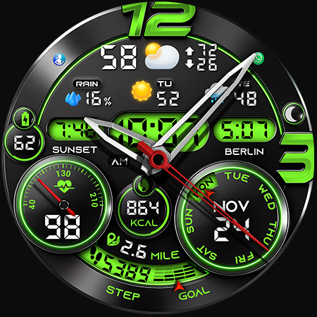 PER32 Ultra Hybrit Watch Face screenshot