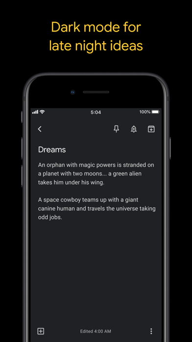 Google Keep - Notes and lists screenshot