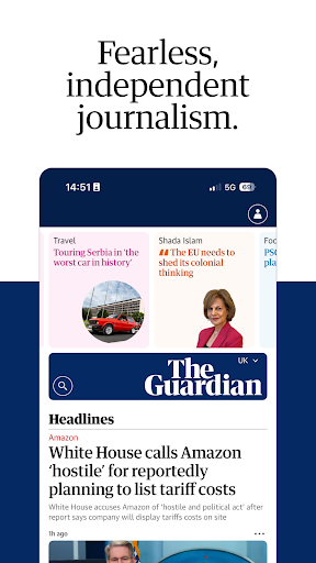 The Guardian - Live World News screenshot