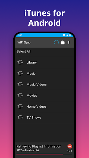 iSyncr: iTunes to Android screenshot