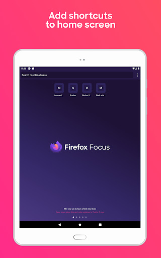 Firefox Focus: No Fuss Browser screenshot