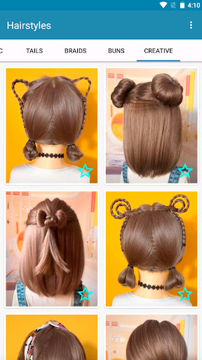 Hairstyles for short hair screenshot