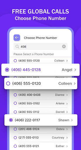 Text, Call & Phone number screenshot