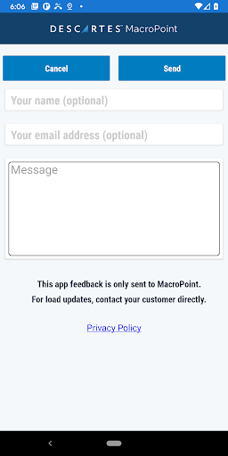 MacroPoint for Truckers screenshot