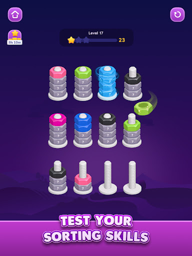 Nut Sort: Color Sorting Game screenshot
