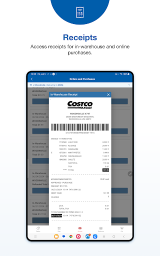 Costco Wholesale screenshot