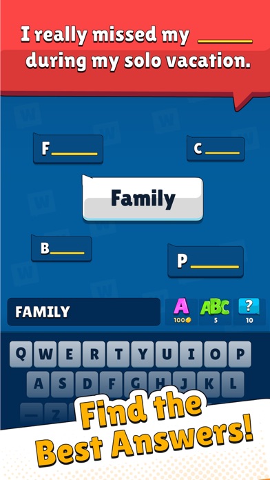 Popular Words: Family Game screenshot