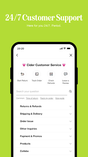CIDER - Clothing & Fashion screenshot
