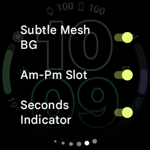 Outlined Watch Face screenshot