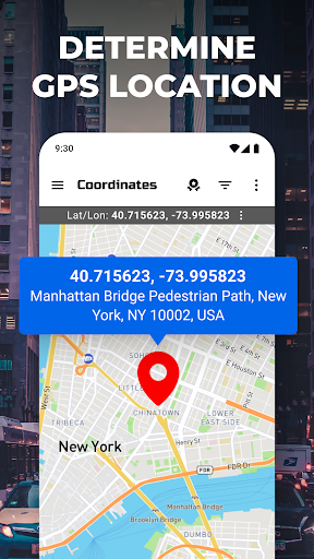 GPS Coordinates Locator Map screenshot