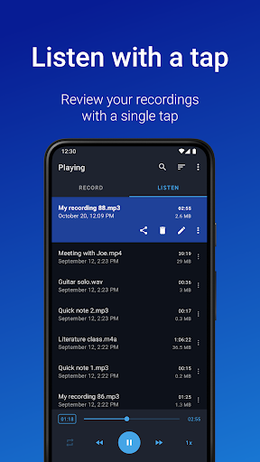 Easy Voice Recorder Pro screenshot