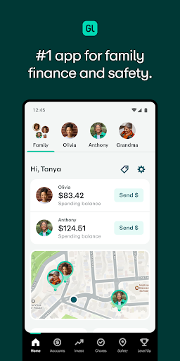 Greenlight Kids & Teen Banking screenshot