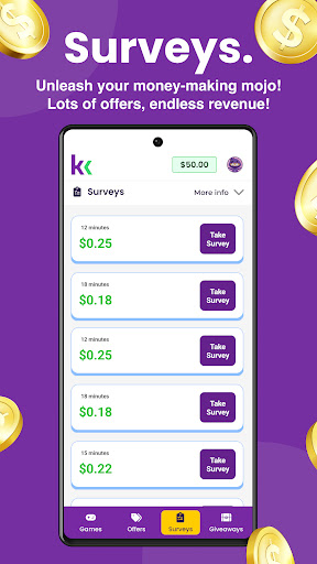 KashKick: Get paid to have fun screenshot