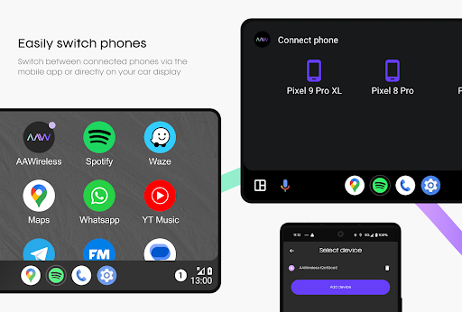 AAWireless for Android Auto™ screenshot