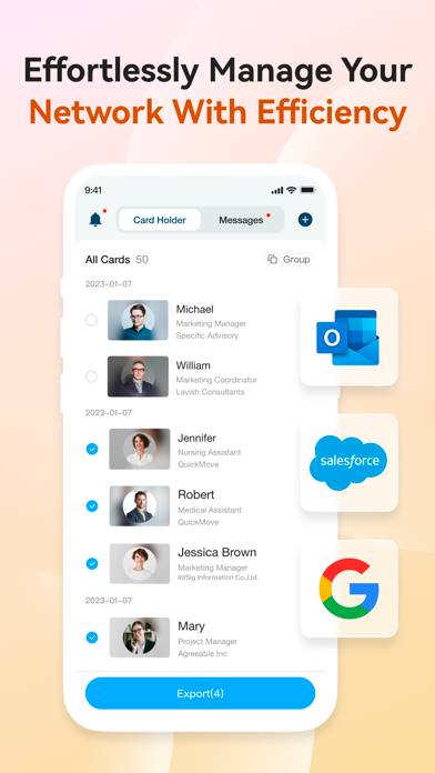 CamCard-Digital business card screenshot