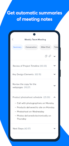 OtterAI Transcribe Voice Notes screenshot