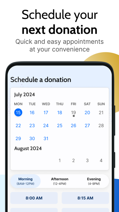 Grifols Plasma Donor Hub screenshot