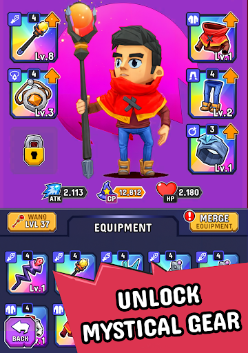 Wizario: Idle Magic RPG screenshot