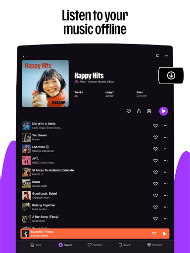 Deezer: Music & Podcast Player screenshot