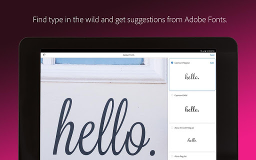 Adobe Capture: Illustrator,Ps screenshot