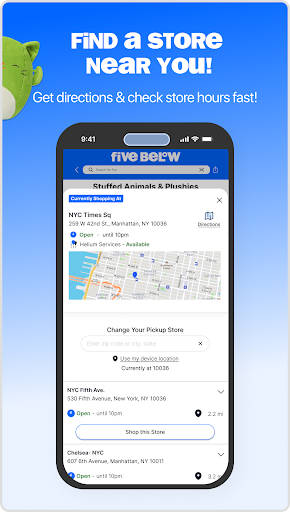 Five Below screenshot