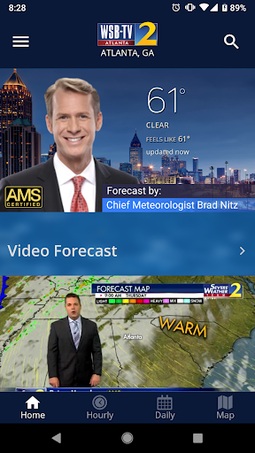 WSB-TV Channel 2 Weather screenshot