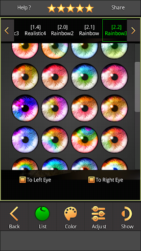 FoxEyes - Change Eye Color screenshot
