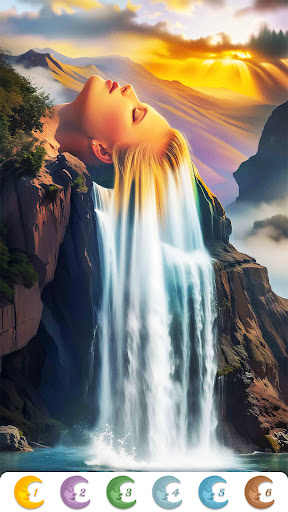 Christmas Santa Family Color screenshot