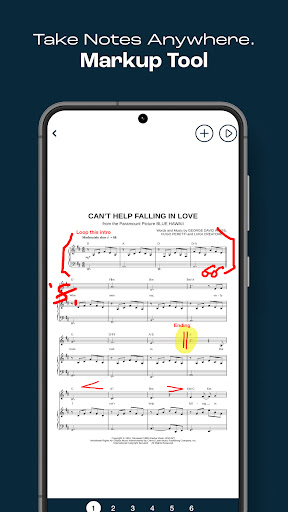 Musicnotes Sheet Music Player screenshot