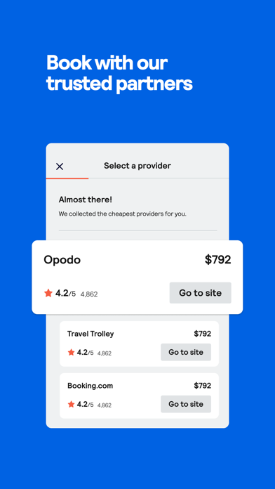 Skyscanner Flights Hotels Cars screenshot