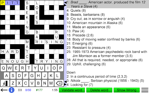 Crossword Unlimited screenshot