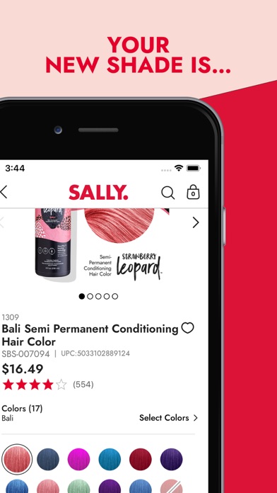 SALLY BEAUTY screenshot