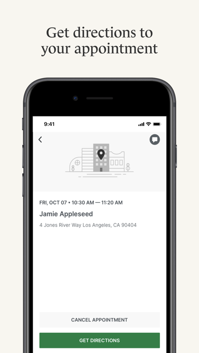 SimplePractice Client Portal screenshot