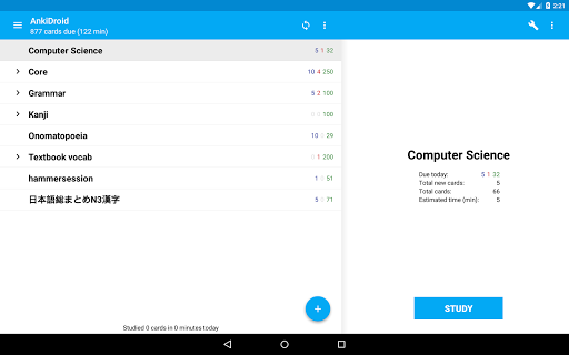 AnkiDroid Flashcards screenshot