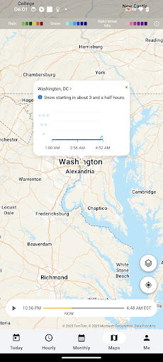 MSN Weather - Forecast & Maps screenshot