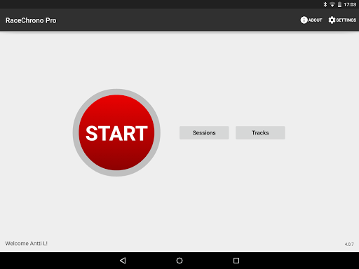 RaceChrono Pro screenshot