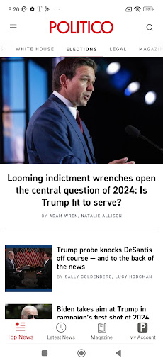 POLITICO screenshot