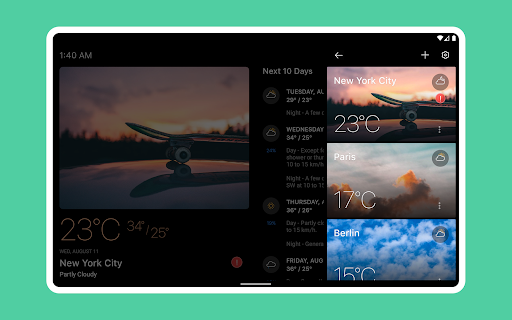 Today Weather:Data by NOAA/NWS screenshot